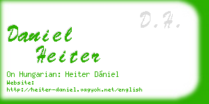 daniel heiter business card