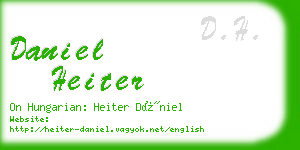 daniel heiter business card